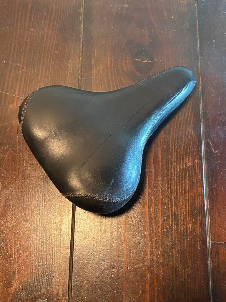 Comfortabel zwart fietszadel, Ophalen of Verzenden