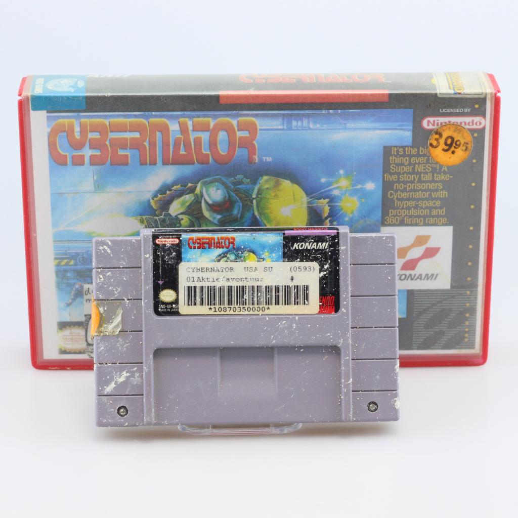 Super Nintendo Game: Cybernator USA, Nintendo, Zo goed als nieuw, Support@nintendo.com, 11-1 Hokotate-cho, Kamitoba, Minami-ku
Kyoto 601-8501
Japan