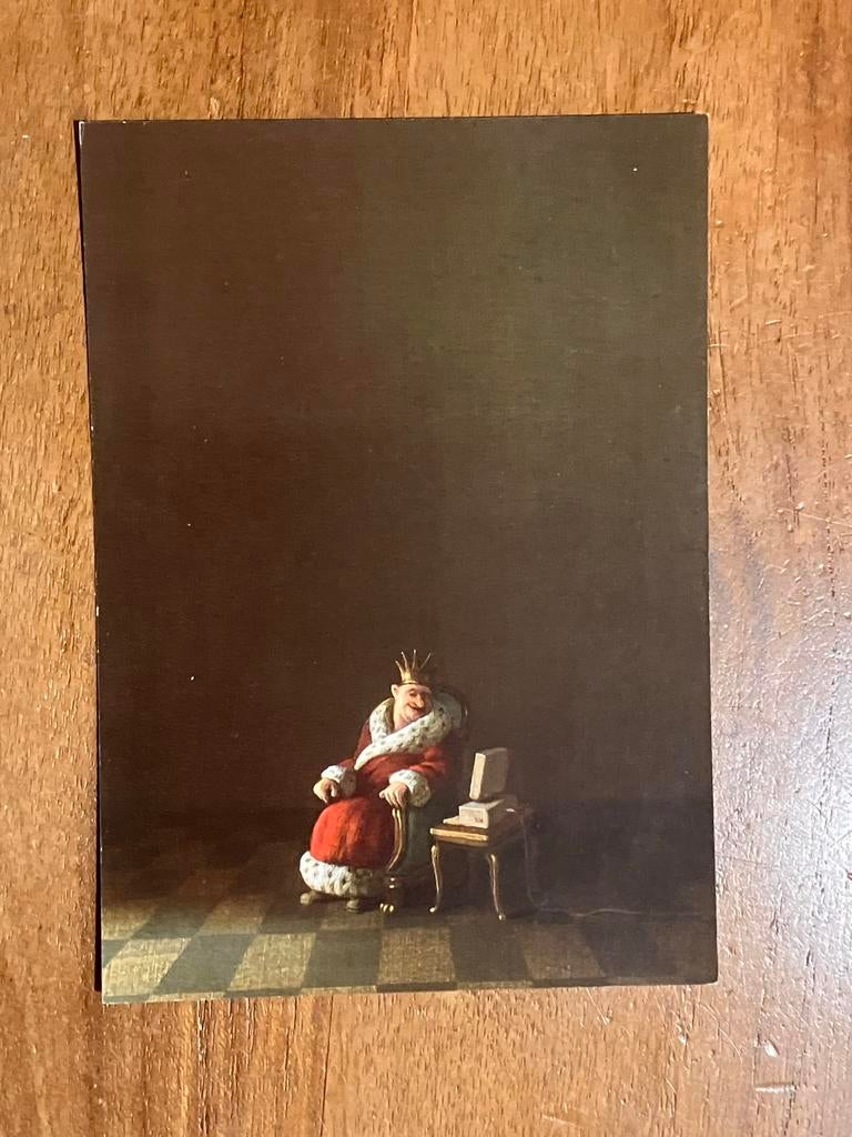 Heinz Obein ‘König’. Koning met Computer - Inkognito, Verzamelen, Ophalen of Verzenden, 1980 tot heden, Ongelopen, Overige thema's