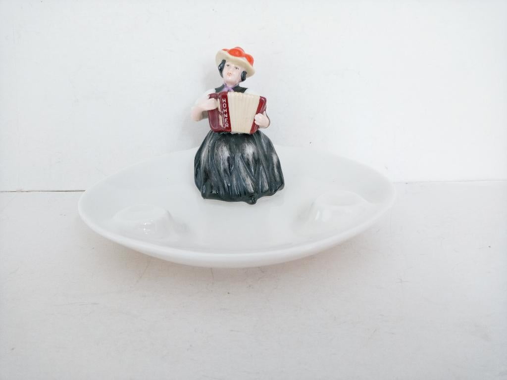 Porselein asbak Hohner Accordeon Accordeons porseleinen, Ophalen of Verzenden