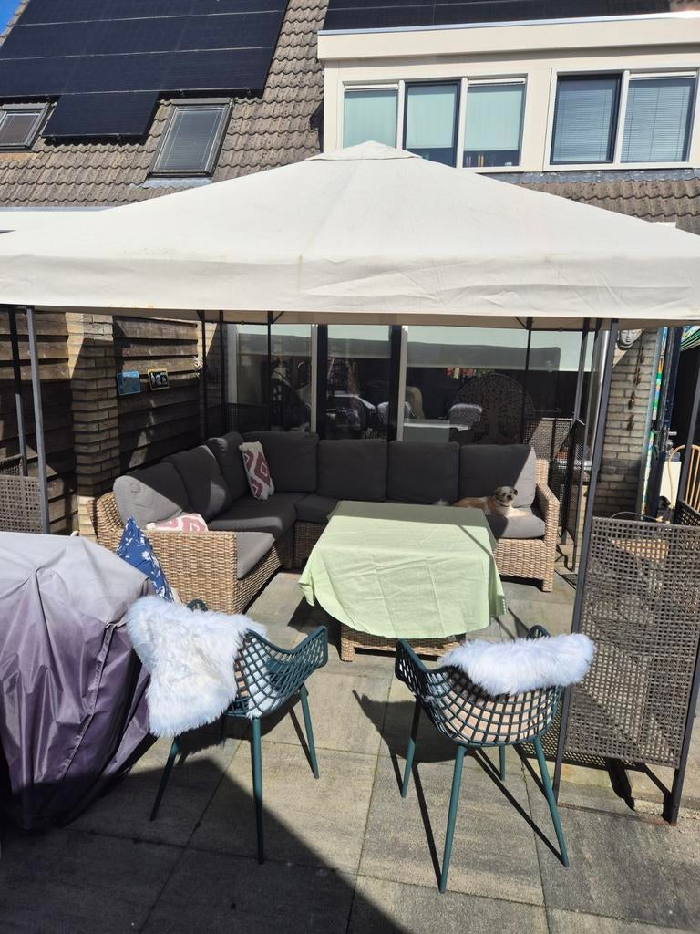 Ikea frame met doek 3 bij 3 meter., Tuin en Terras, Partytenten, Ophalen