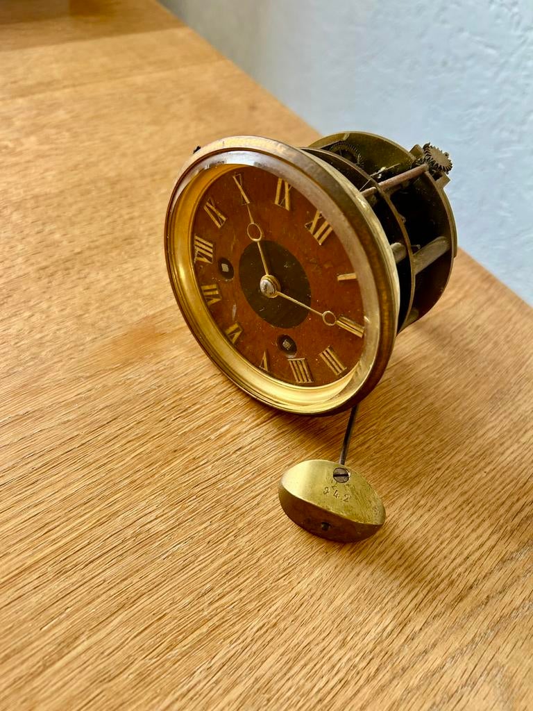 Franse pendule uurwerk met zaagslagwerk, Ophalen of Verzenden