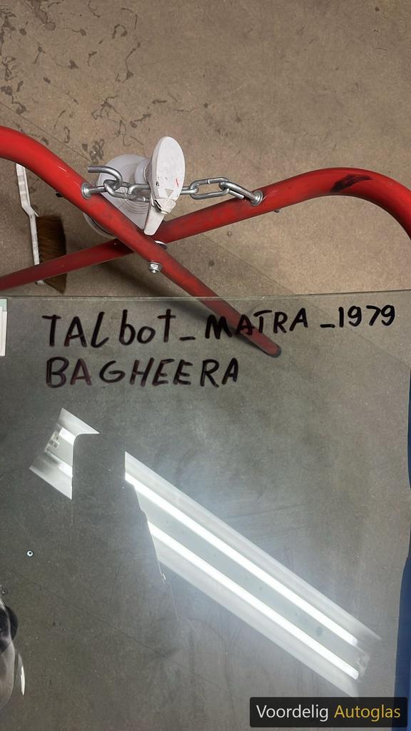 Voorruit simca Matra bageera  1974, Ophalen, -, Overige automerken, -