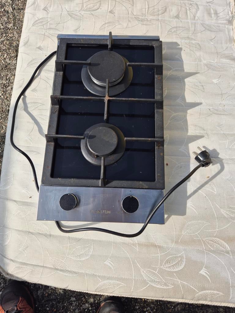 2pits gasfornuis met  elektronische ontsteking, Gebruikt, Gas, Vrijstaand, 4 kookzones