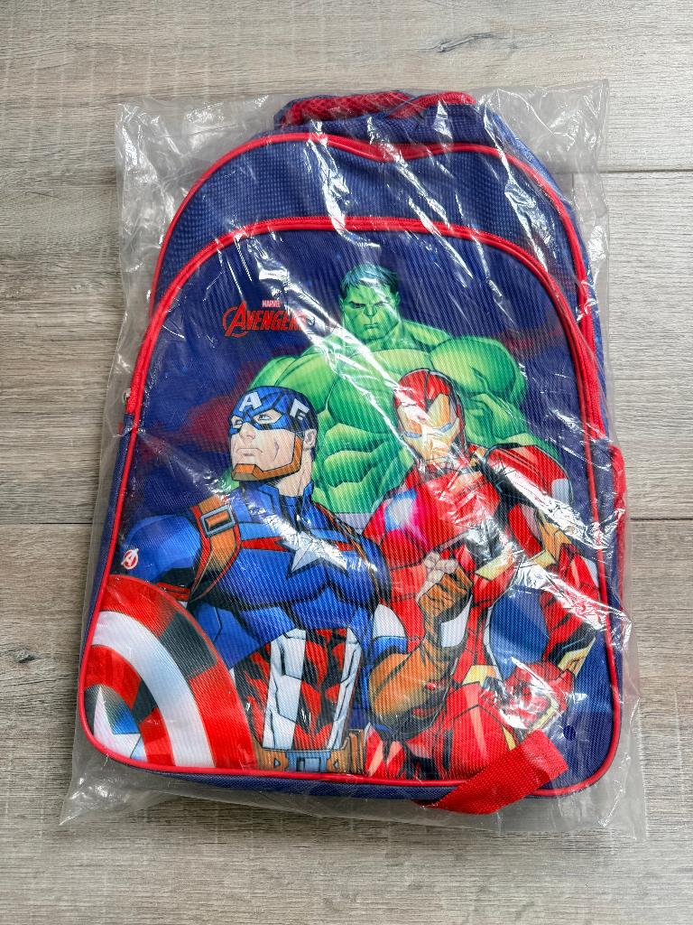 Rugzak The Avengers Marvel Rood / Blauw Nieuw HULK iron man, Ophalen of Verzenden, Nieuw, Overige merken