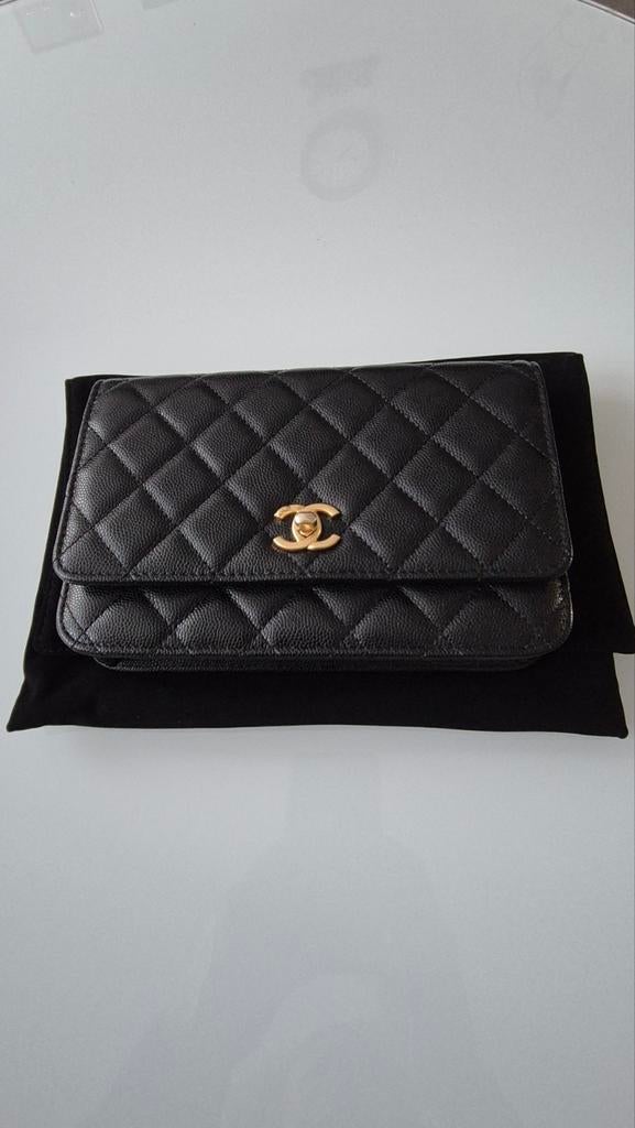 Wallet On Chain (WOC) Zwart, Ophalen of Verzenden, Zo goed als nieuw, Zwart, Overige typen