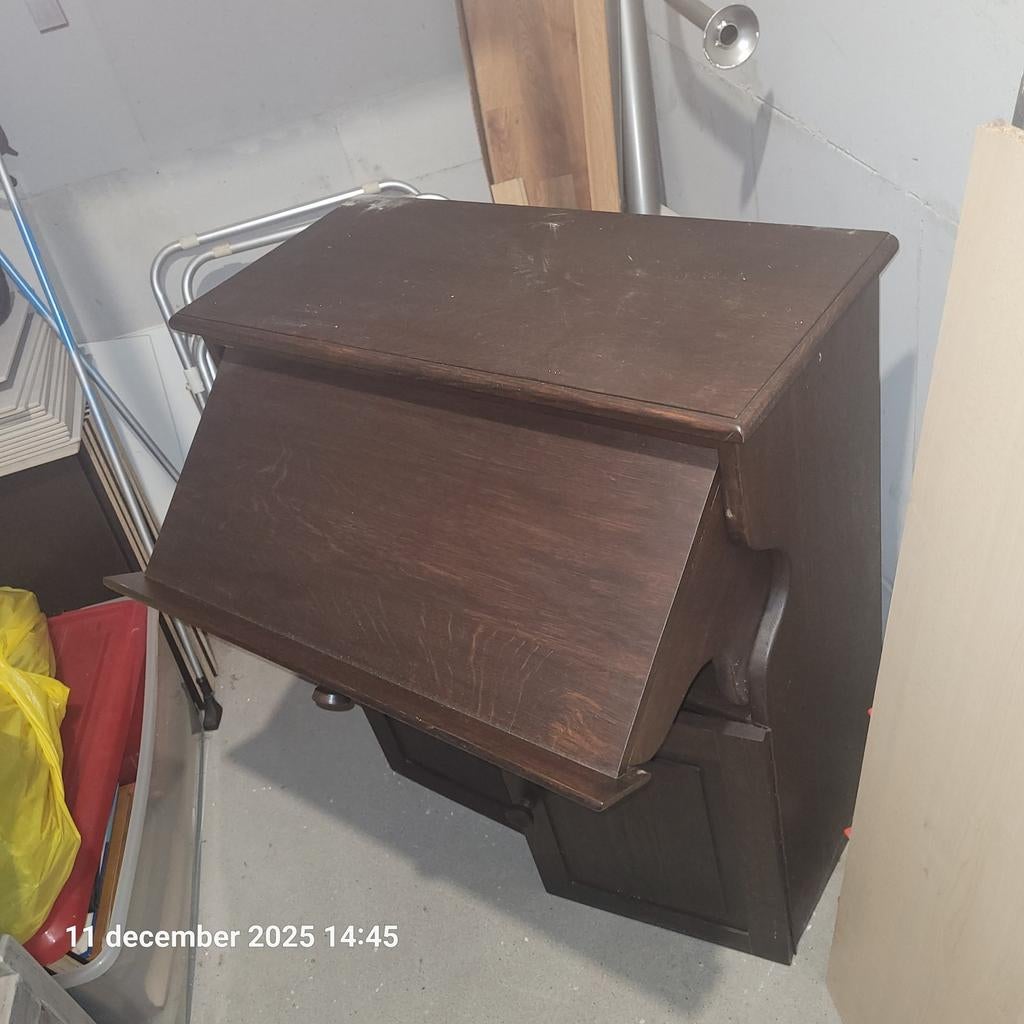 Massief eikenhouten meubels en bureaustoel, Ophalen of Verzenden