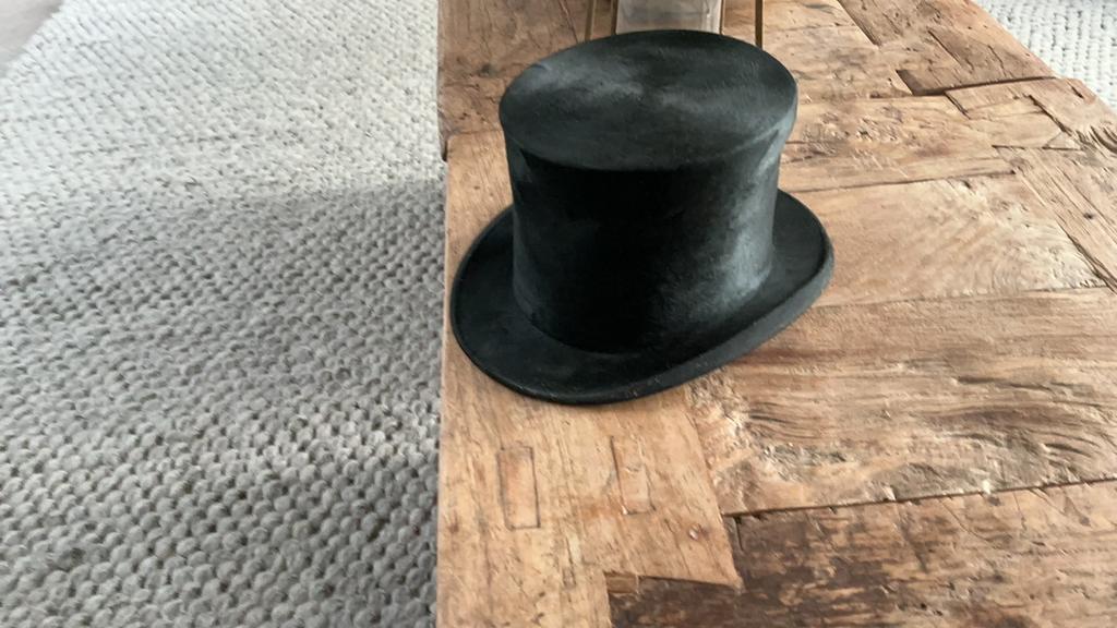 Exclusieve oude hoge hoed, Ophalen of Verzenden, Heren