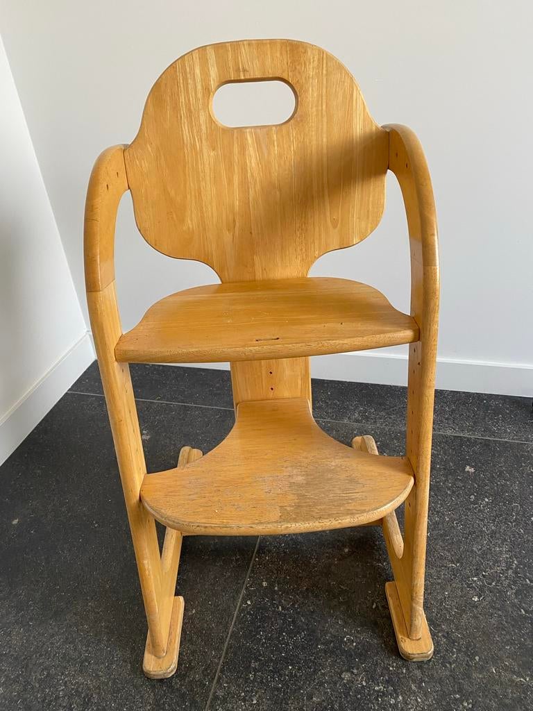 Houten meegroeistoel, Ophalen, Gebruikt, Meegroeistoel
