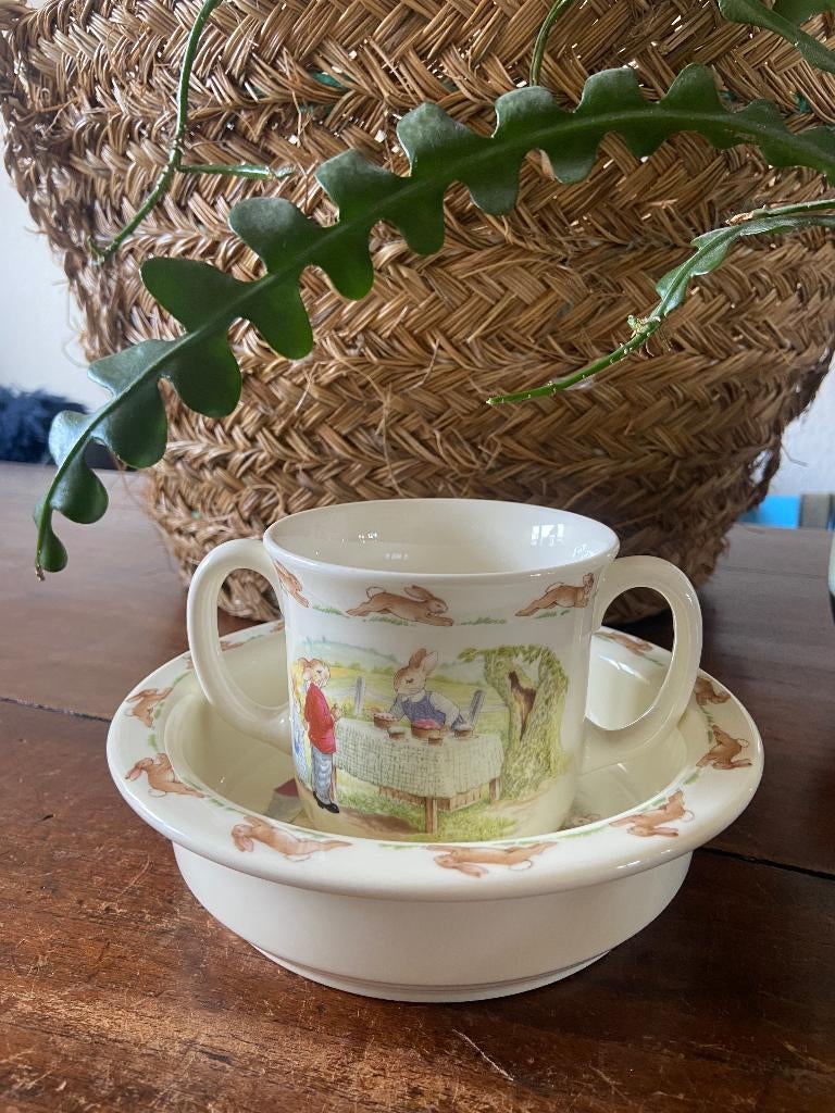 Setje porselein Kinderservies Bunnykins Royal Doulton Nieuw!, Ophalen of Verzenden, Nieuw