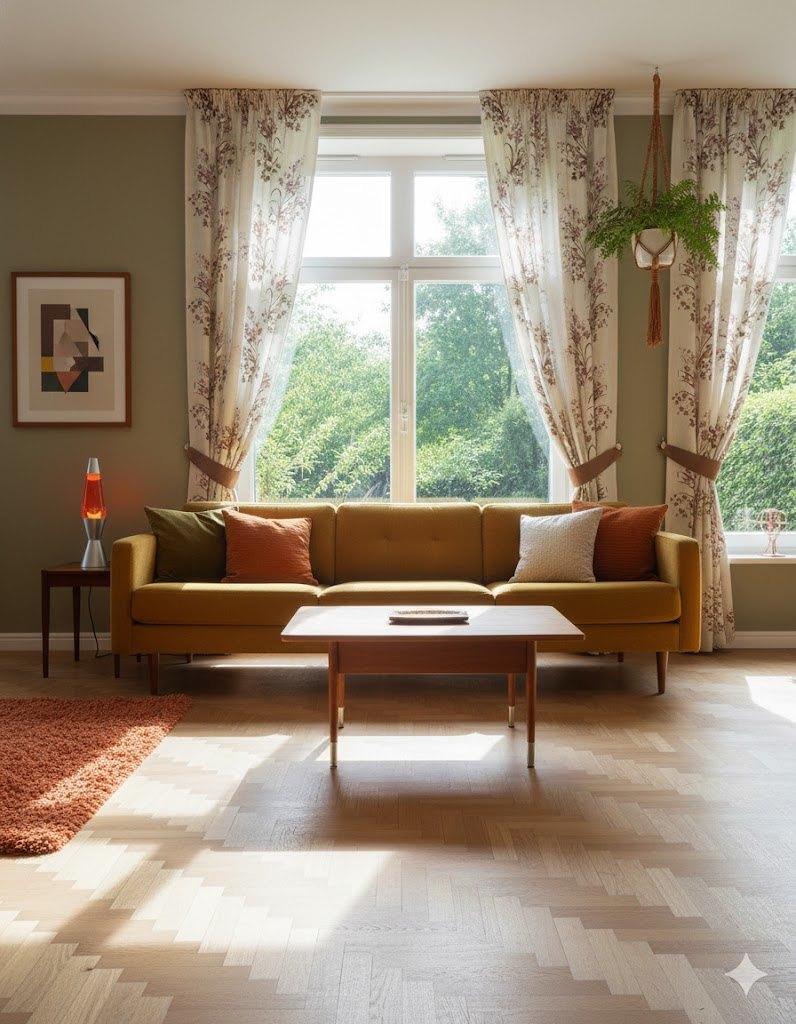 13233 Originele vintage retro stof stoffen gordijnstof Swiet, Overige kleuren, 120 cm of meer, Ophalen of Verzenden, Linnen