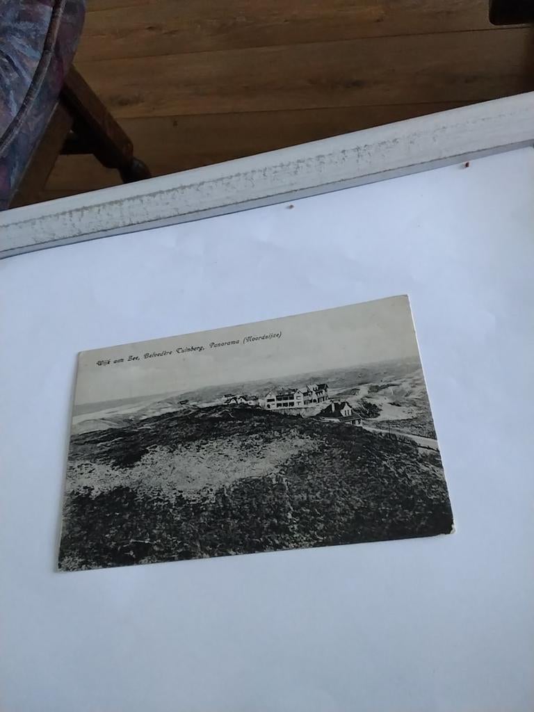 WIJK AAN ZEE. 1928. BELVEDERE TUINBERG PANORAMA NOORDZIJDE, Ophalen of Verzenden, 1920 tot 1940, Noord-Holland