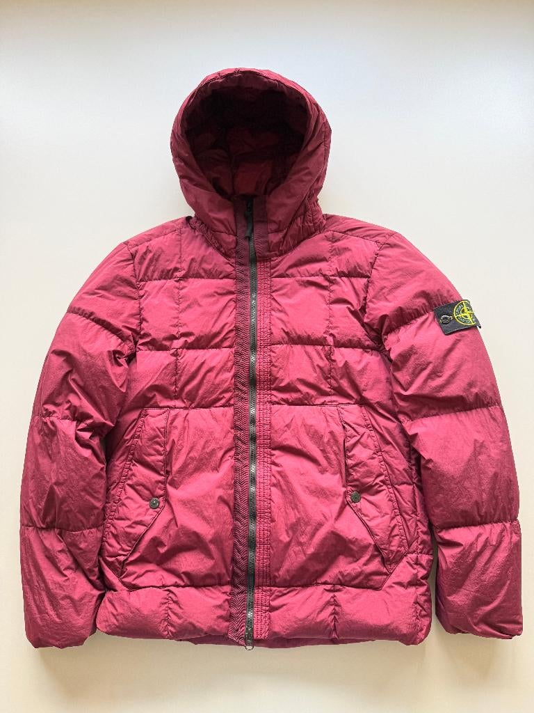 Stone Island Garment Dyed jas m rood, Maat 48/50 (M), Ophalen of Verzenden, Rood, Stone Island