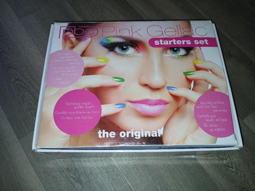 Pink gellac xl set, Overige kleuren, Ophalen of Verzenden, Zo goed als nieuw, Handen en Nagels