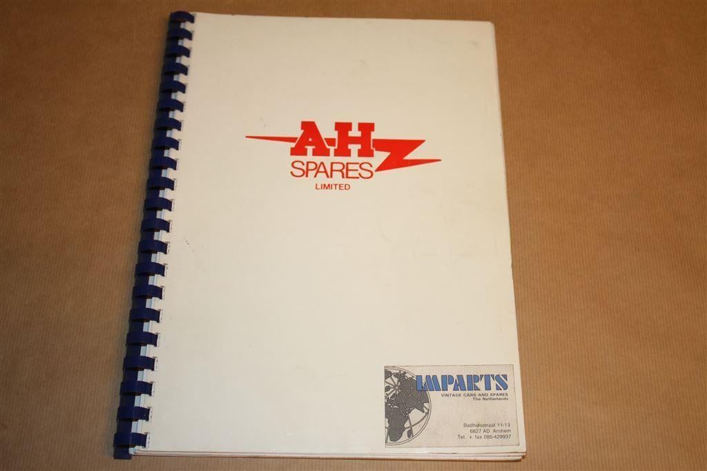 Austin Healy Spares - Catalogus, Ophalen of Verzenden