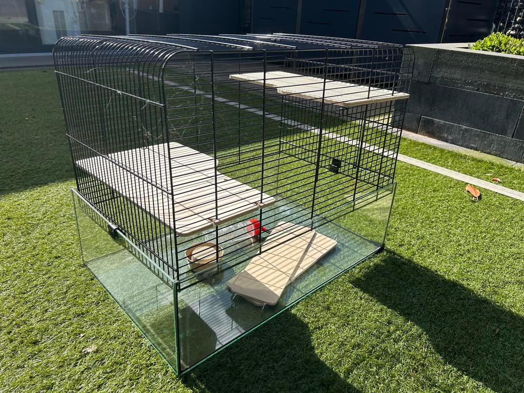 Hamster kooi, Kooi, Minder dan 75 cm, Zo goed als nieuw, Hamster