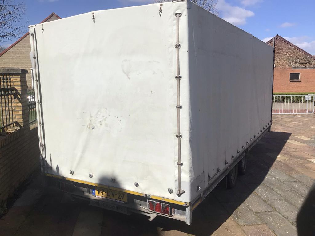 Hulco aanhanger met huif, Auto diversen, Aanhangers en Bagagewagens, Ophalen, Gebruikt