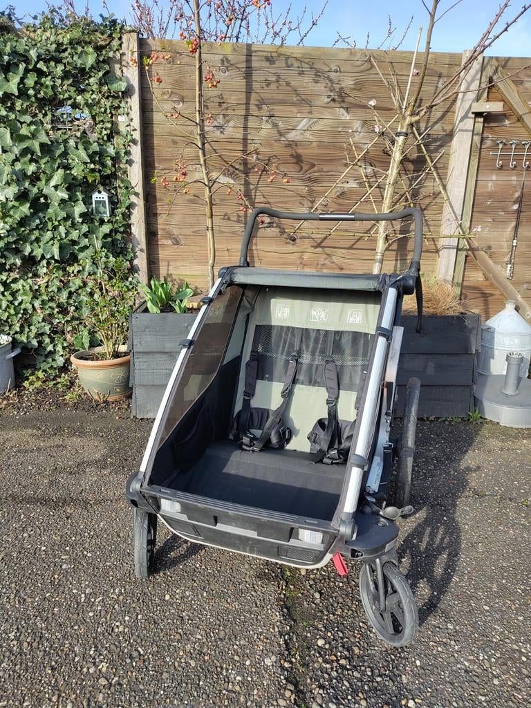 Thule Chariot Lite double, Ophalen, Opvouwbaar, Zo goed als nieuw, Aanhangfiets