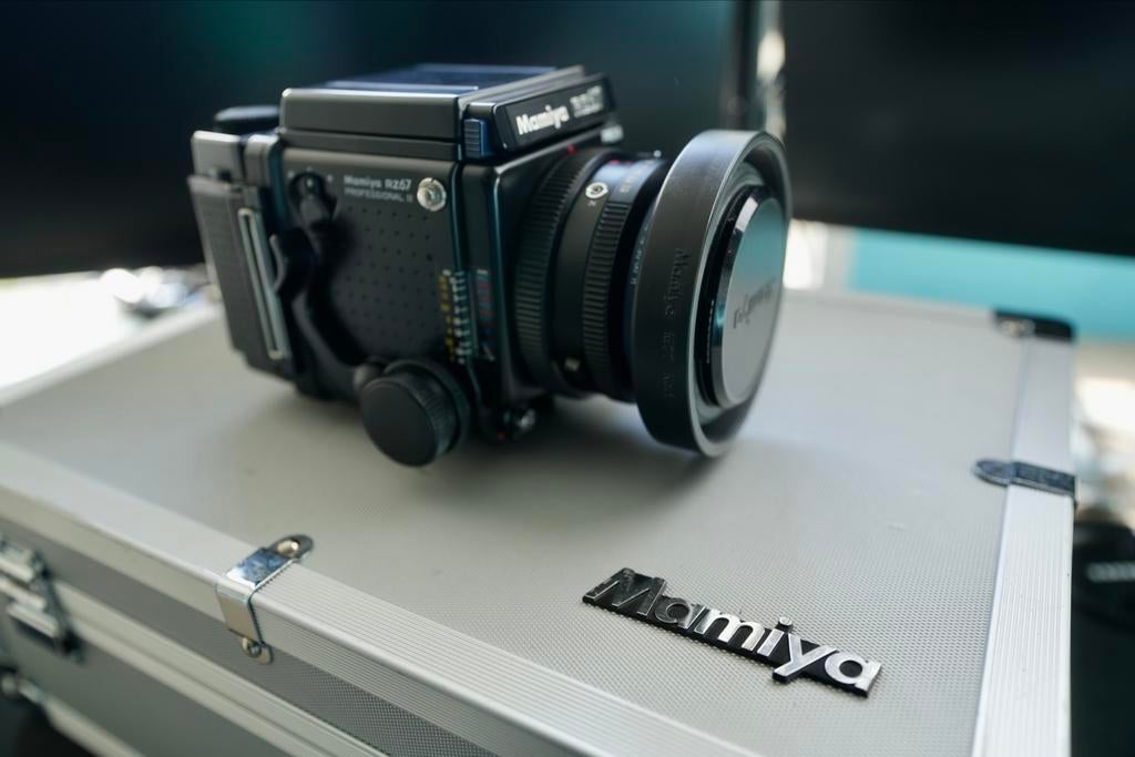 Mamiya RZ67 Pro II met Sekor 110mm f2.8 lens en koffer, Audio, Tv en Foto, Fotocamera's Analoog, Ophalen of Verzenden, Gebruikt