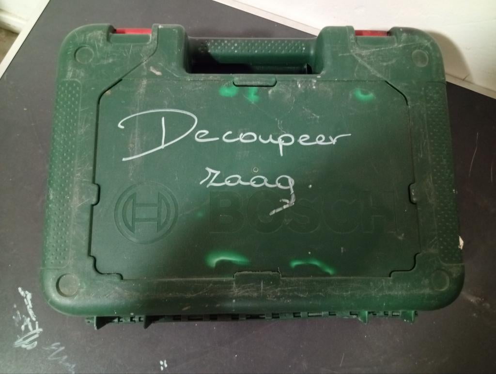 Bosch Decoupeerzaag PST 800 PEL in koffer, Ophalen of Verzenden, Gebruikt, Decoupeerzaag, Bosch