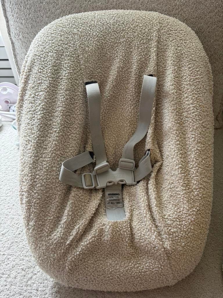 Stokke tripp trapp newbornset babyschaal 2.0 met teddyhoes, Kinderen en Baby's, Kinderstoelen, Ophalen, Zo goed als nieuw, Overige typen