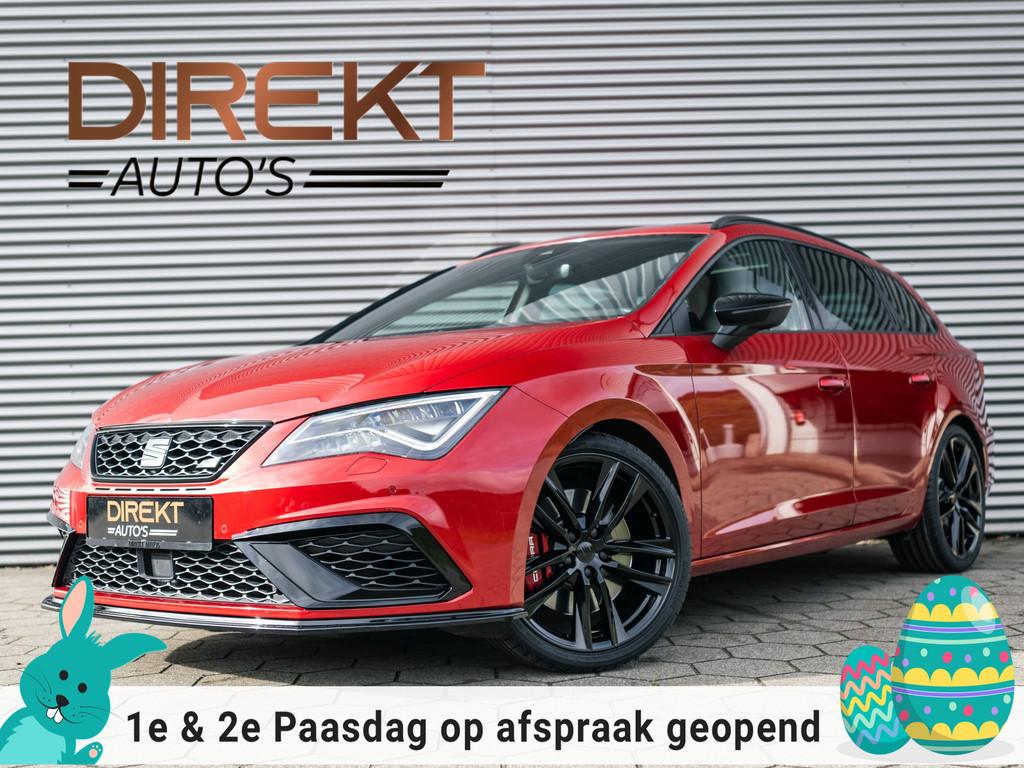 SEAT Leon ST 2.0 TSI CUPRA 300 4DRIVE PANO CAMERA SEATSOUND, Automaat, Gebruikt, Zwart, 4 cilinders