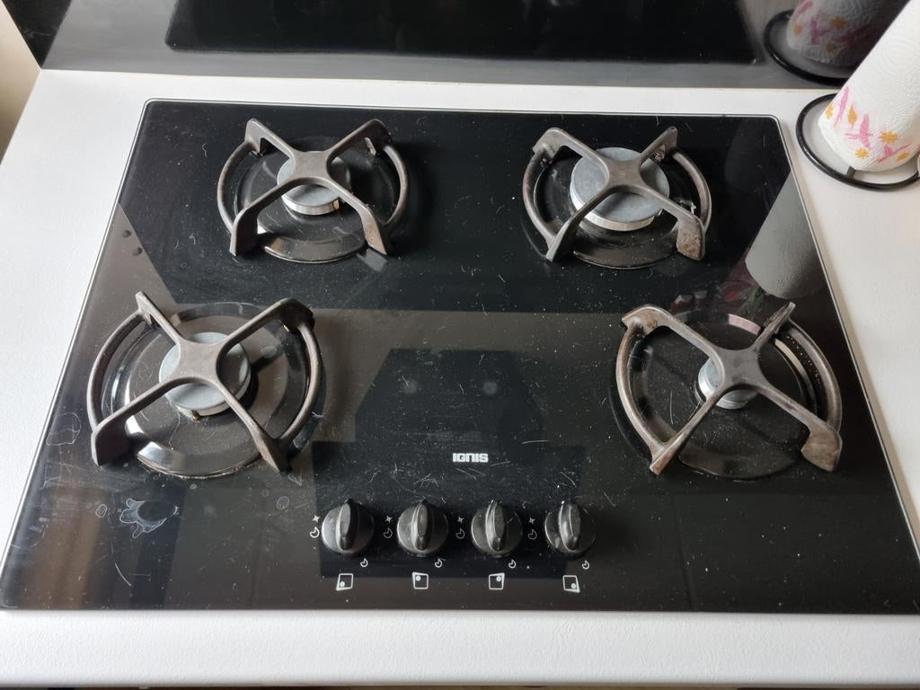 Gaskookplaat, Ophalen of Verzenden, Inbouw, Gas, 4 kookzones