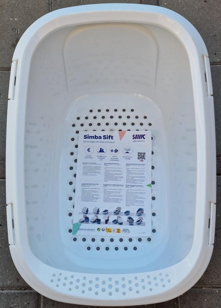 Kattenbak met zeefsysteem, Ophalen, Nieuw