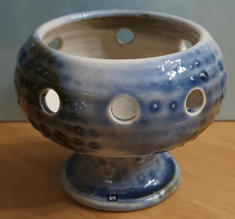 Adrie Moerings waxinelichthouder Gouda handgemaakt, Ophalen of Verzenden