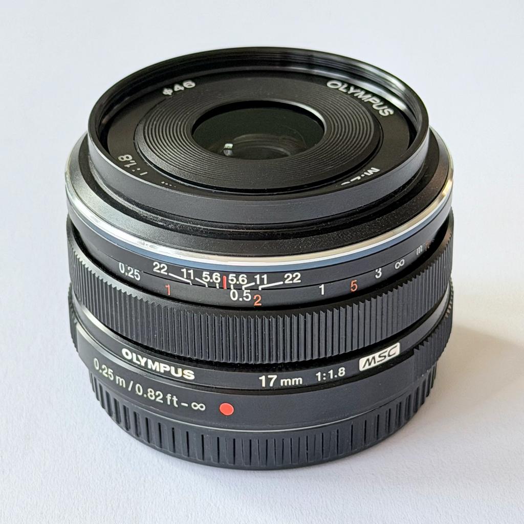 Olympus M.Zuiko Digital 17mm f/1.8 MSC, Audio, Tv en Foto, Fotografie | Lenzen en Objectieven, Ophalen of Verzenden, Zo goed als nieuw