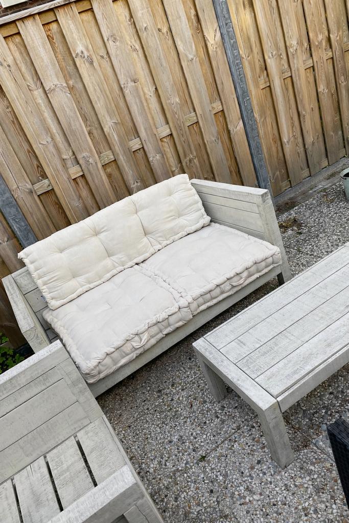 Palletkussens, Ophalen, Zo goed als nieuw, 2 zitplaatsen