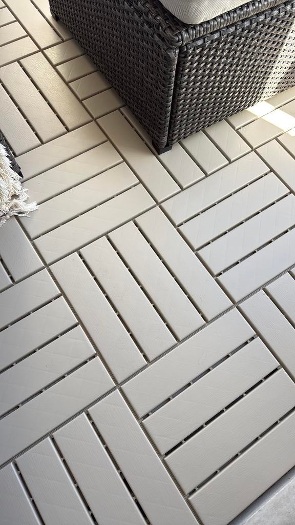 Runnen vlonders ikea beige nieuw, Ophalen of Verzenden, Zo goed als nieuw, Kunststof