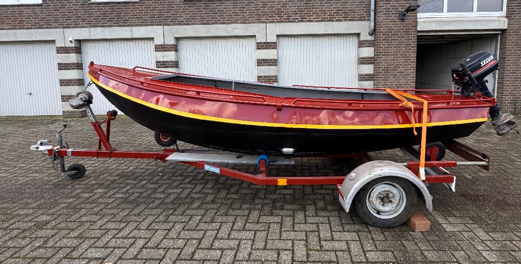 Stalen Sloep, Ophalen, Gebruikt, Tot 10 pk, Staal