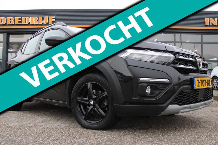 Dacia Sandero Stepway 1.0 TCe 100 Bi-Fuel | Camera | Cruise, Auto's, Voorwielaandrijving, Euro 6, 610 kg, Zwart