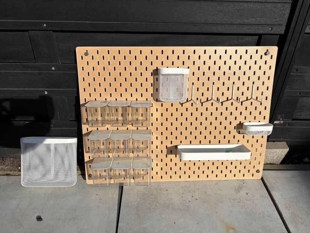 Ikea Skadis ophangbord, Ophalen, Gebruikt