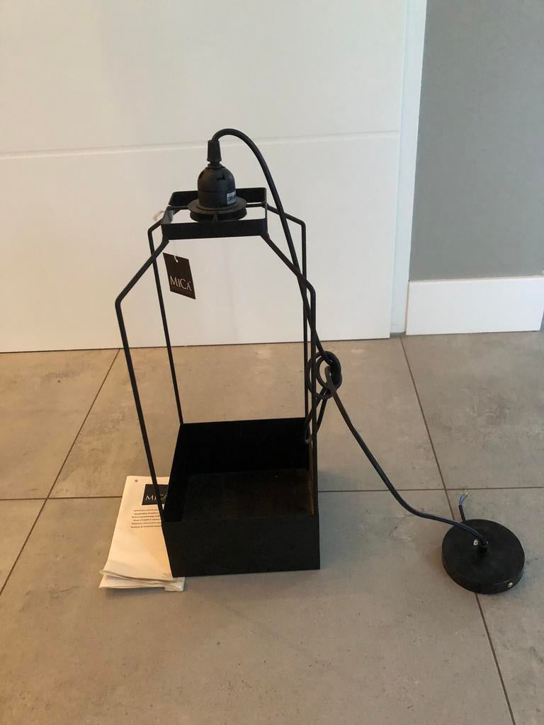 Hanglamp Mica, Huis en Inrichting, Lampen | Hanglampen, Ophalen of Verzenden, Nieuw, Metaal, 50 tot 75 cm