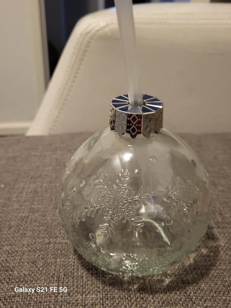 Nieuwe glazen drinkfles met rietje - 400 ml, Ophalen, Nieuw