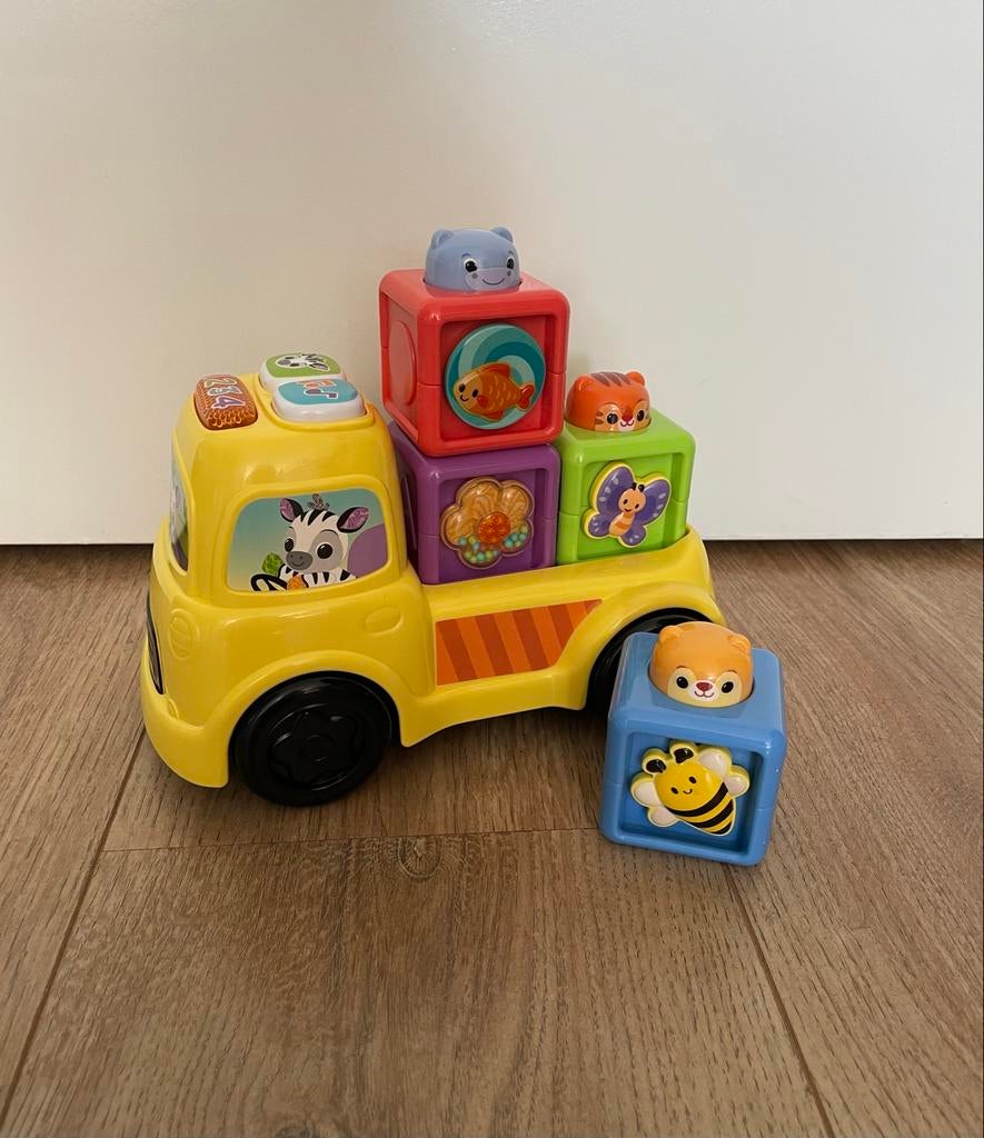 VTech Baby blokkenpret truck, Verzenden, Zo goed als nieuw, 6 maanden tot 2 jaar
