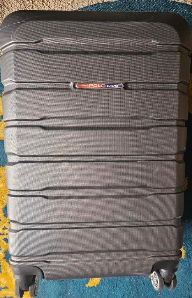 G&D Polo Suitcase Koffer op reis vliegtuig baggage, Sieraden, Tassen en Uiterlijk, Koffers, Wieltjes, Gebruikt, 50 tot 60 cm, Hard kunststof