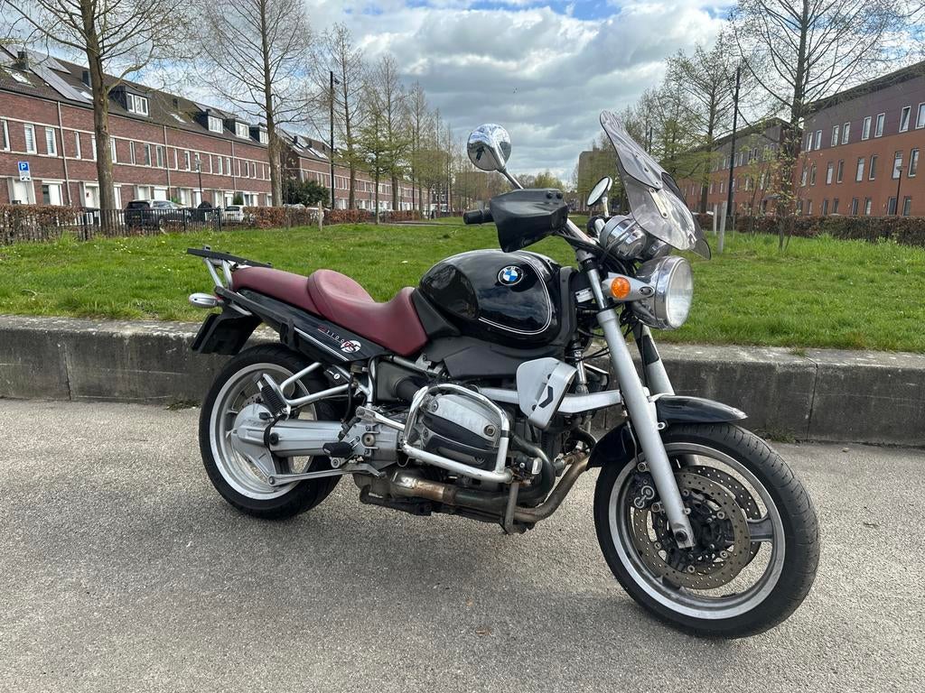 BMW R1100R 1997 – Rijdend – Incl. koffer & accessoires, 2 cilinders, Motorrijbewijs A, Cardan-aandrijving, Particulier