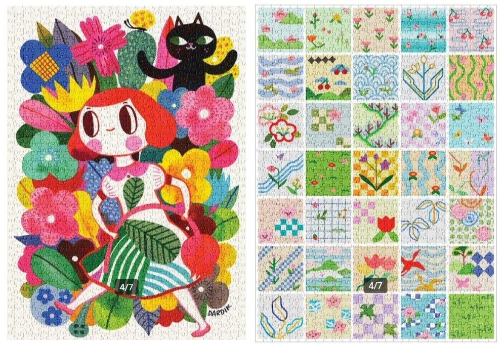 2 puzzels van Soonness plastic vrij 1000 stukjes+gratis item, Ophalen of Verzenden, 500 t/m 1500 stukjes, Zo goed als nieuw