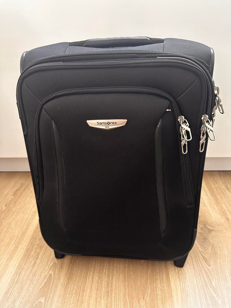 Samsonite reiskoffer zwart, 40 tot 60 cm, Gebruikt, 20 tot 30 cm, Zwart