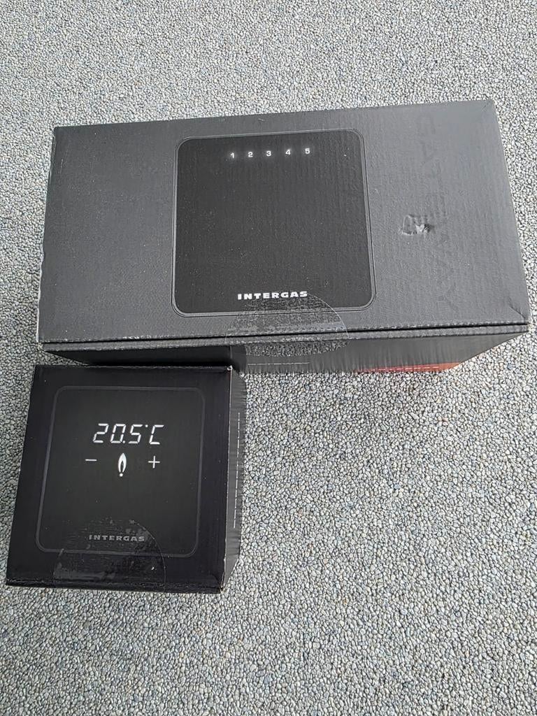 Intergas touch zwart en gateway, Ophalen of Verzenden, Nieuw