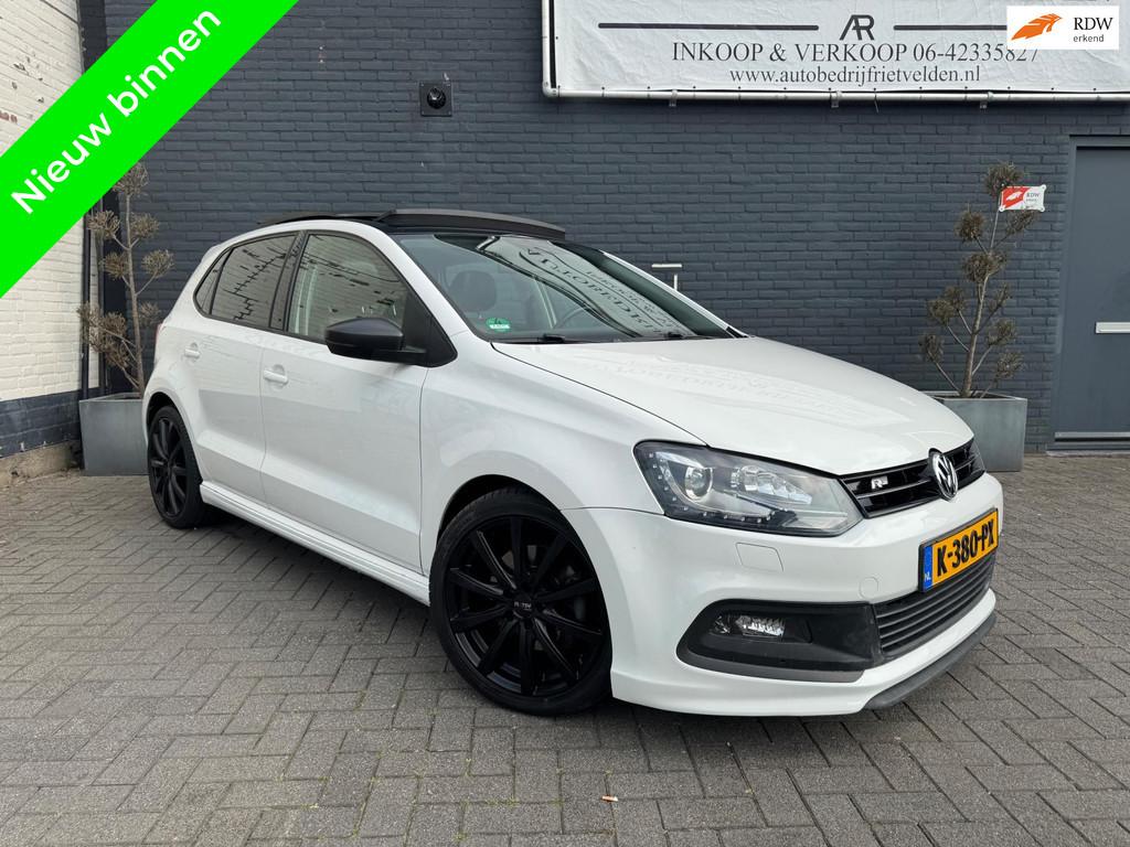 Volkswagen Polo 1.2 TSI R-Line DSG Panoramadak Clima! Inruil, Euro 5, USB, Zwart, 4 cilinders