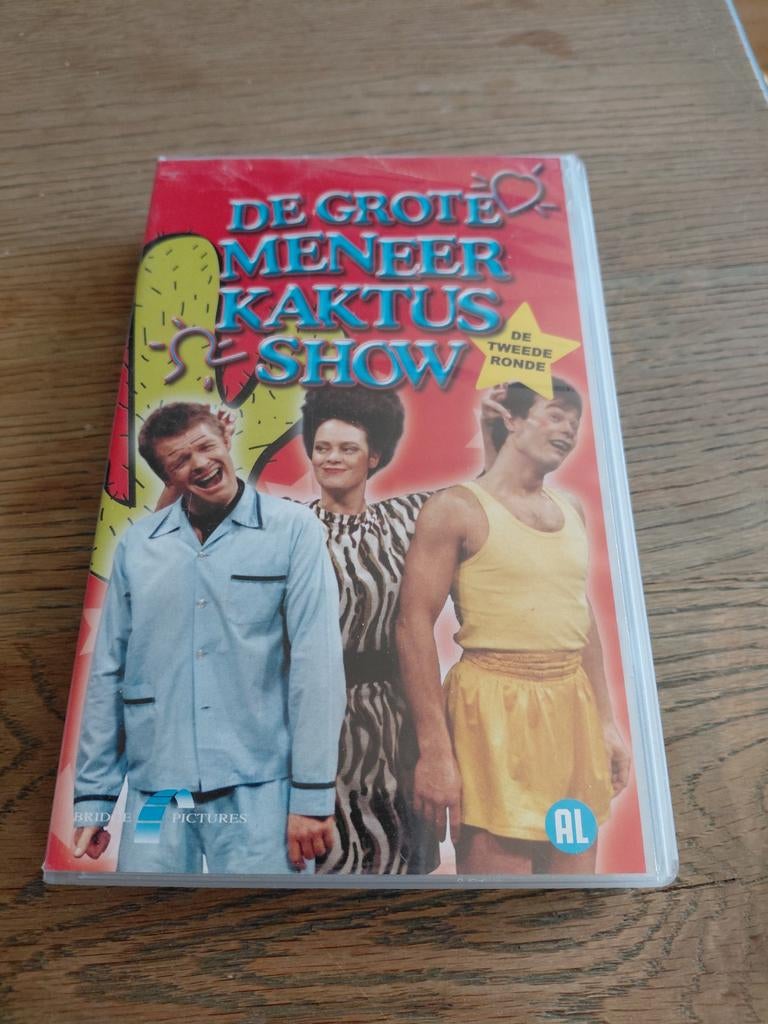 De Grote Meneer Kaktus Show tweede ronde videoband., Alle leeftijden, Ophalen of Verzenden, Gebruikt, Tv-serie of Tv-programma