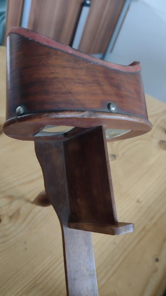 Vintage Stereoscoop - Houten 3D-kijker, Ophalen of Verzenden