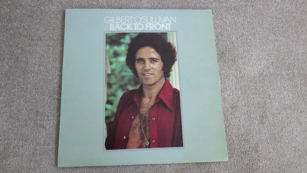 LP Gilbert O'Sullivan Back to Front, Cd's en Dvd's, Vinyl | Pop, Ophalen of Verzenden, 1960 tot 1980, Gebruikt, 12 inch