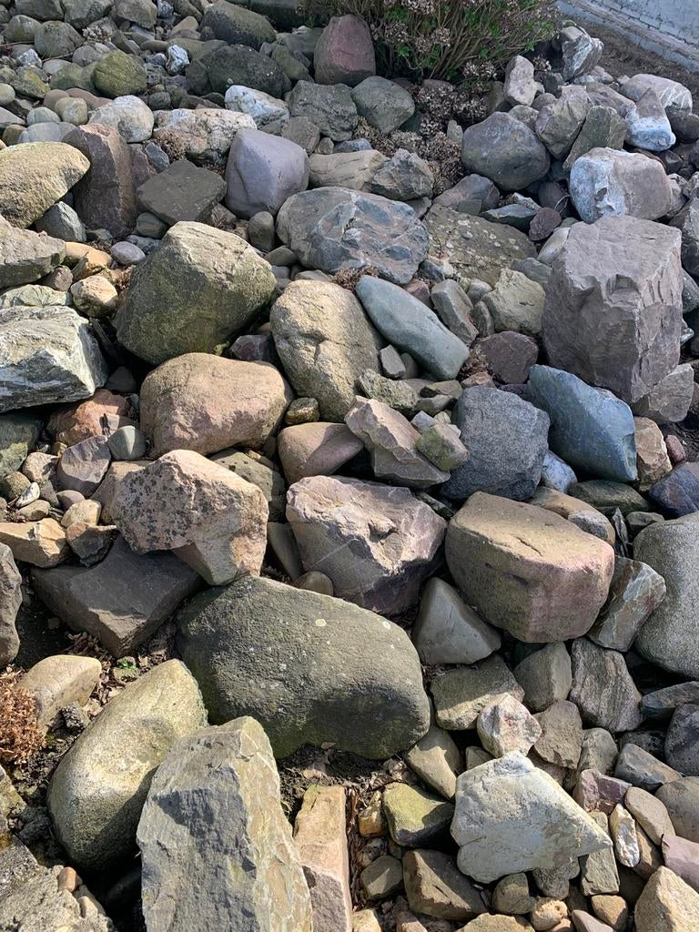 Sierkeien (terras waterval), Ophalen, Gebruikt, Multi, Kei