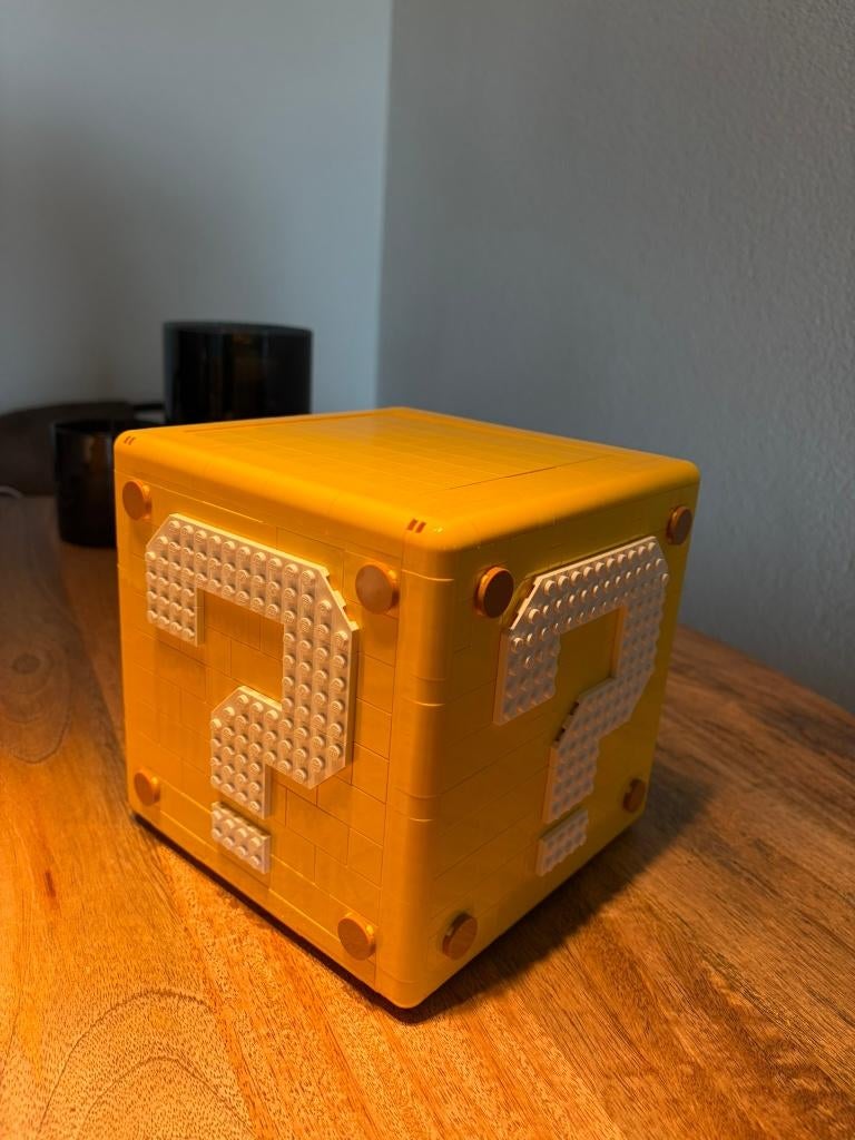 LEGO 71395 Mario vraagtekenblok, Kinderen en Baby's, Speelgoed | Duplo en Lego, Gebruikt, Lego, Complete set, Ophalen of Verzenden