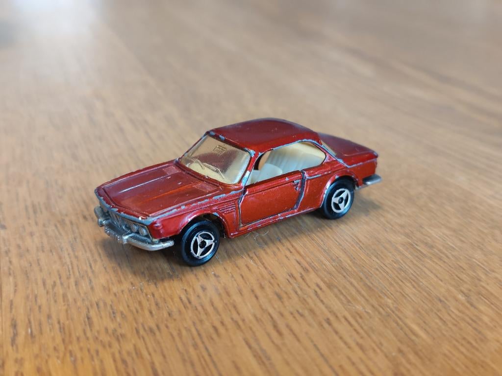 Majorette BMW 3.0 CSI ROOD, Hobby en Vrije tijd, Ophalen of Verzenden, Zo goed als nieuw, Auto